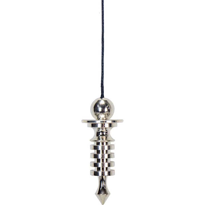 Kheops International - Wholesale Meditation Supplies - Chambered Pendulum Isis - Silver Plated (Each)