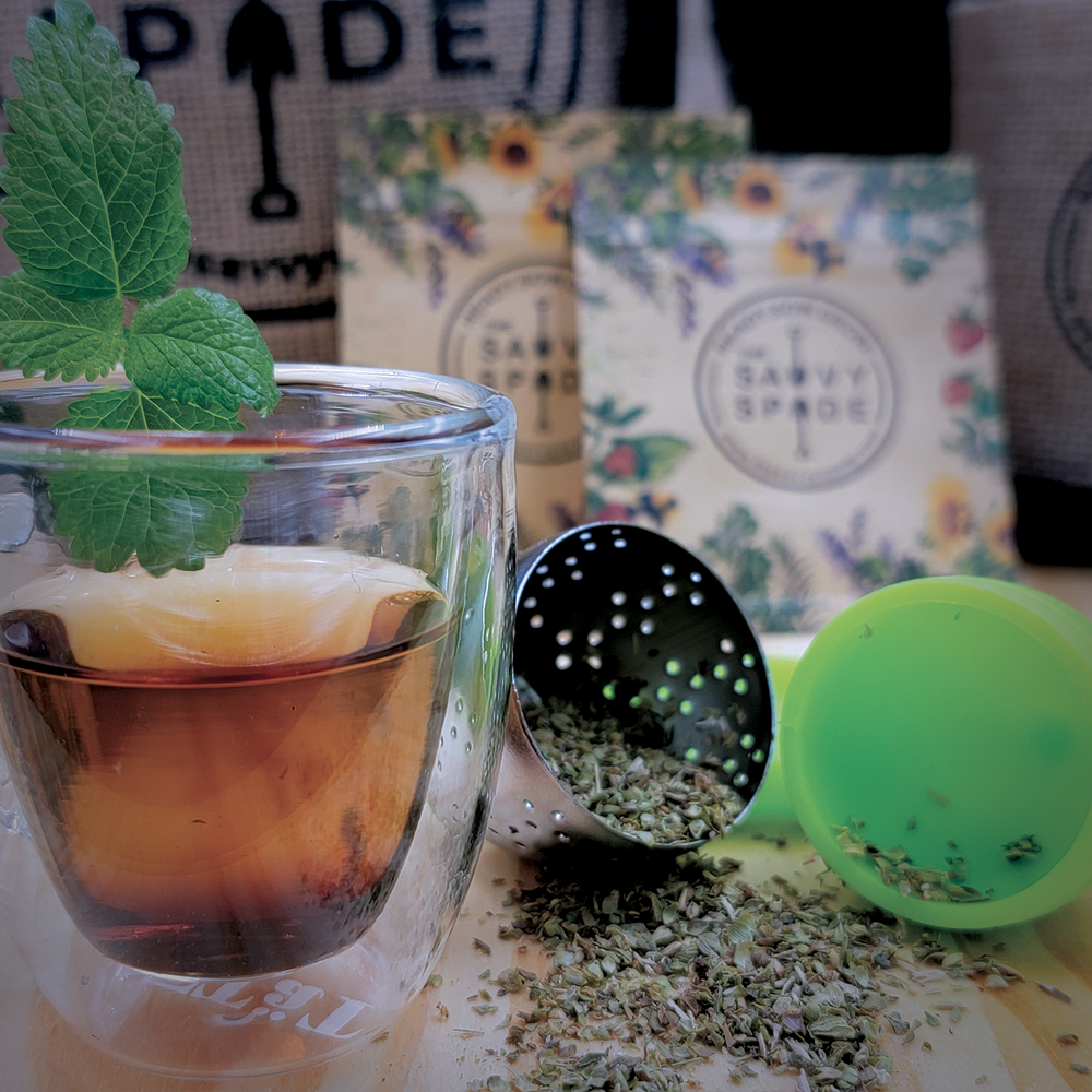 The Savvy Spade - Vente Graines de plantes - Kit de jardin à thé aux herbes3