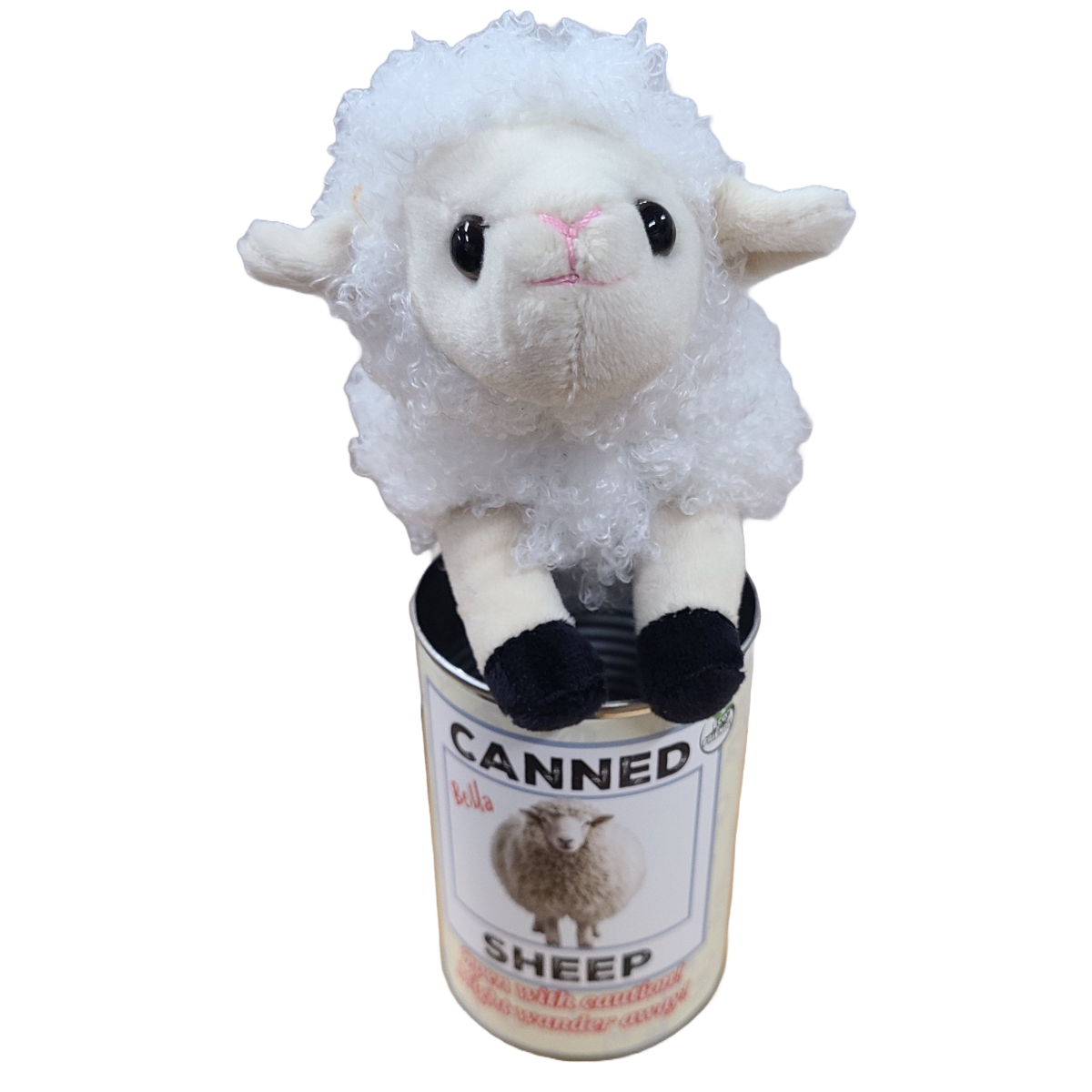 Canned Gifts - Wholesale Stuffed/Plush Toy - Kids & Baby - Canned Sheep Stuffed Farm Animal Plush w/Jokes | Unique Gift6