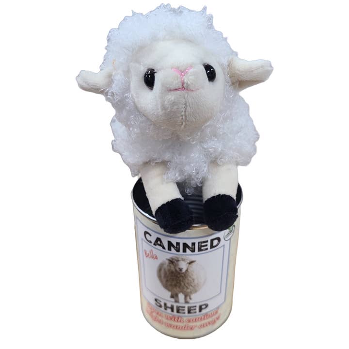Canned Gifts - Wholesale Stuffed/Plush Toy - Kids & Baby - Canned Sheep Stuffed Farm Animal Plush w/Jokes | Unique Gift6
