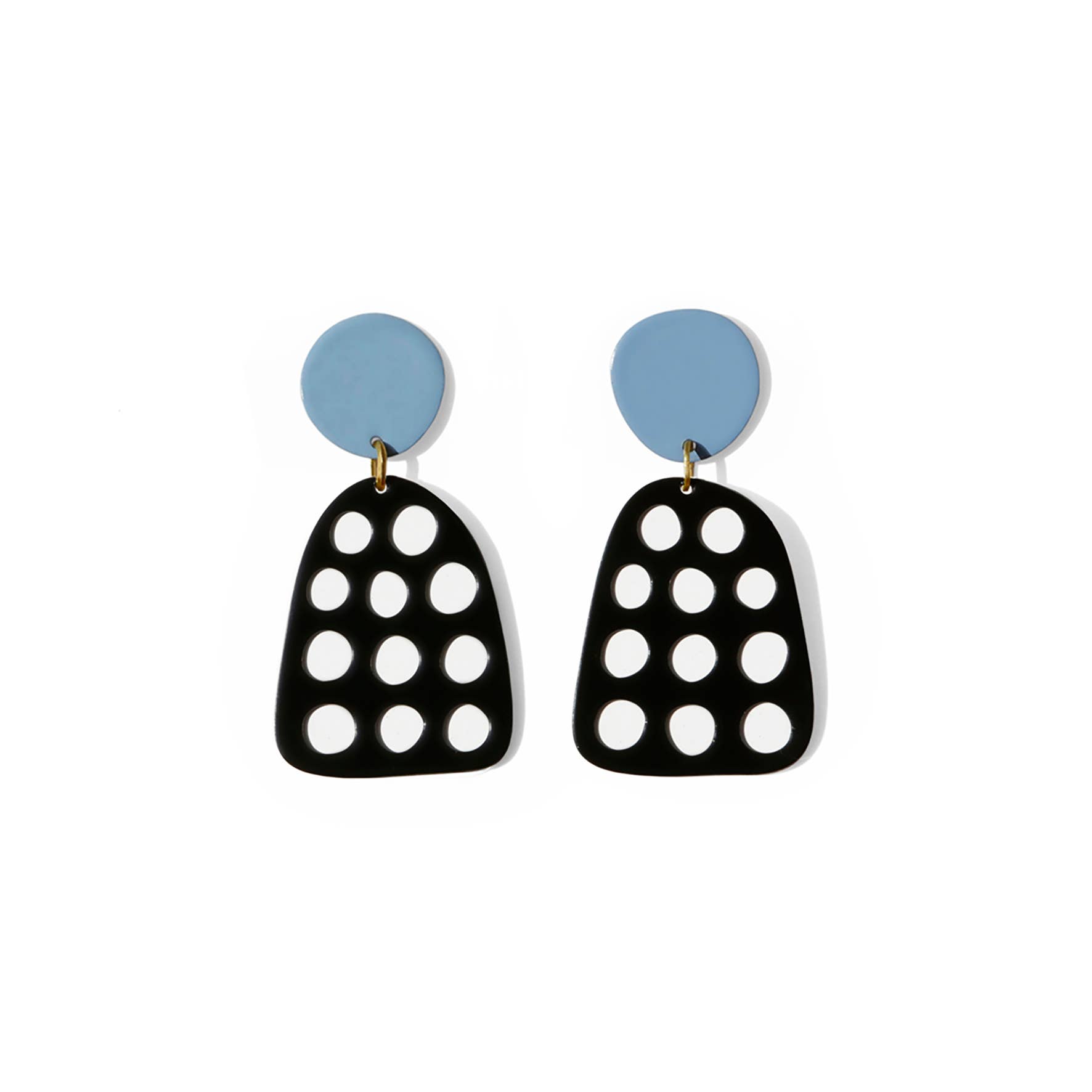 ISUWA Jewelry - Wholesale Hangende/ronde oorbellen - Dots Oorbellen – Artistiek Kleurenontwerp2