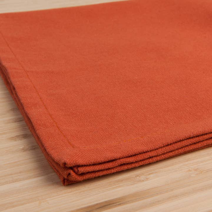 Now Designs by Danica - Wholesale Dinner & Cloth Napkin - Spectrum Cotton Napkins Rust Set of 4