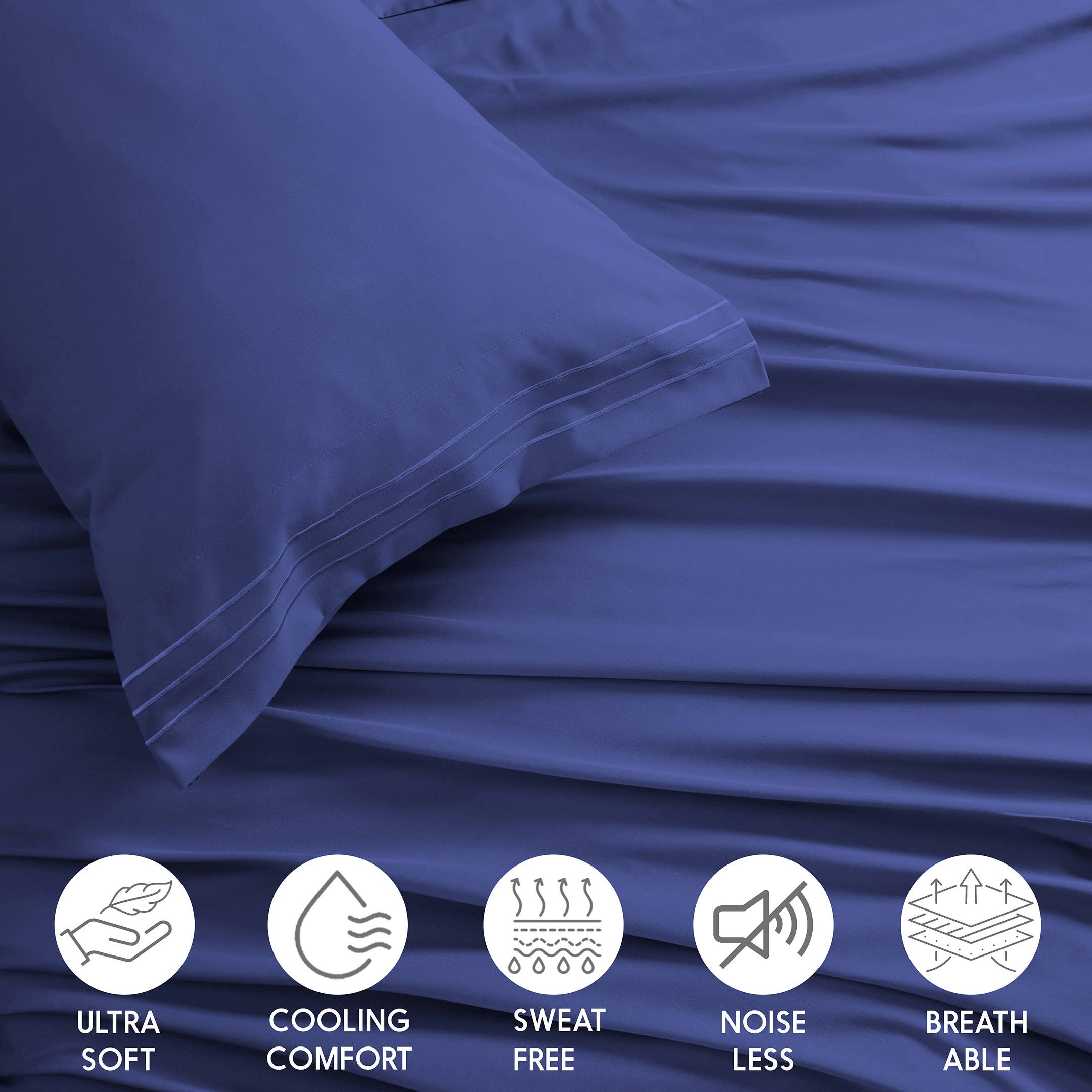 Cottonpassion_US – wholesale Sheet set – Sheet Set 6 Piece Microfiber Bed Sheet Set Ultra Soft Sheets28