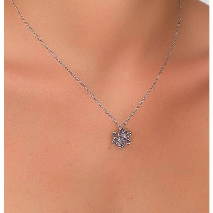 AVENS - Wholesale Sieradenset - 925 Sterling Zilveren Lotus Sieradenset4