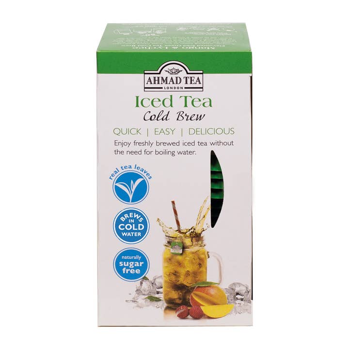 Ahmad Tea - Wholesale Tea Bags - 20 Teabag Cold Brew Mango & Lychee Green Tea5