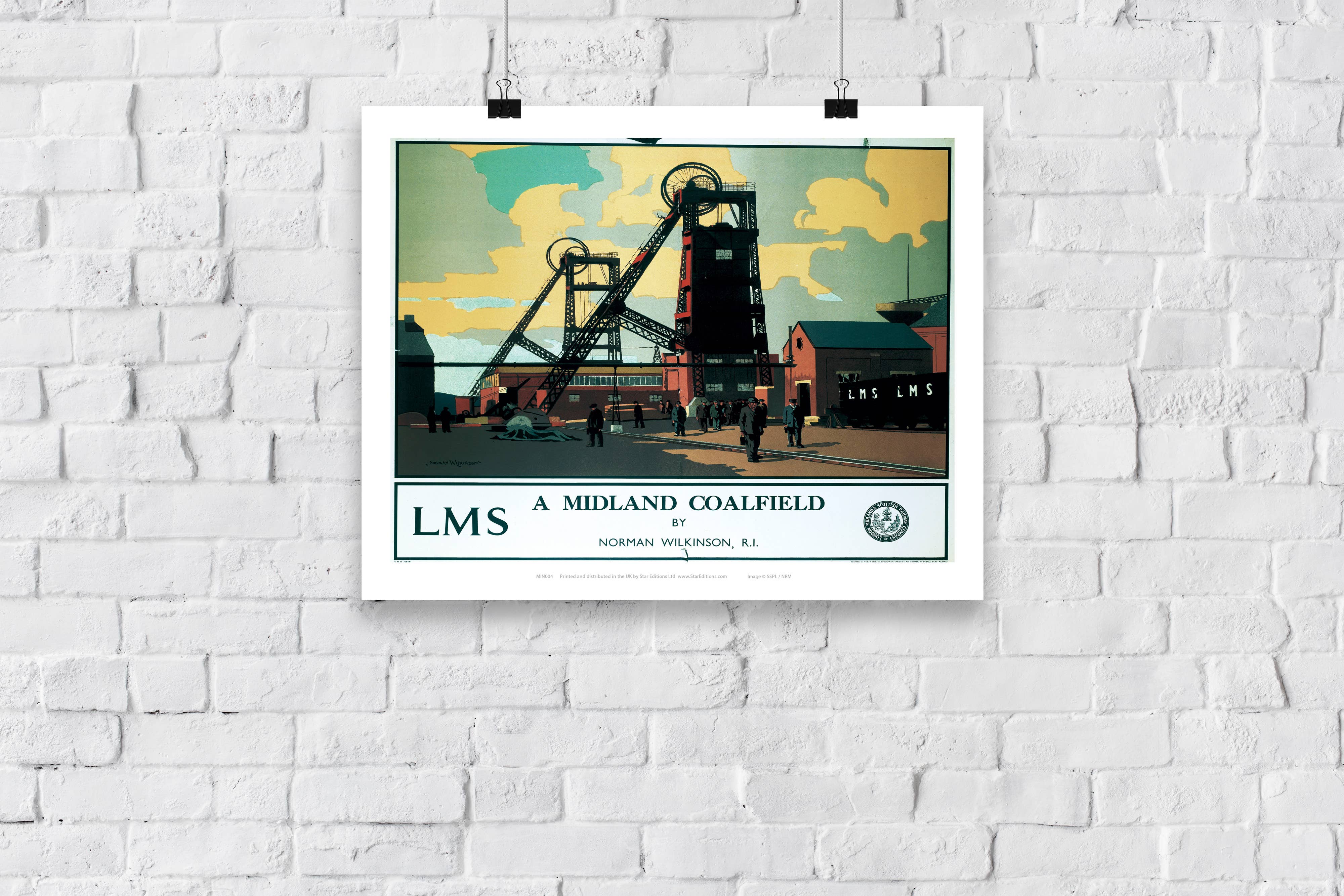 Star Editions – wholesale Art print – A Midland Coalfield - 11X14” Premium Art Print2