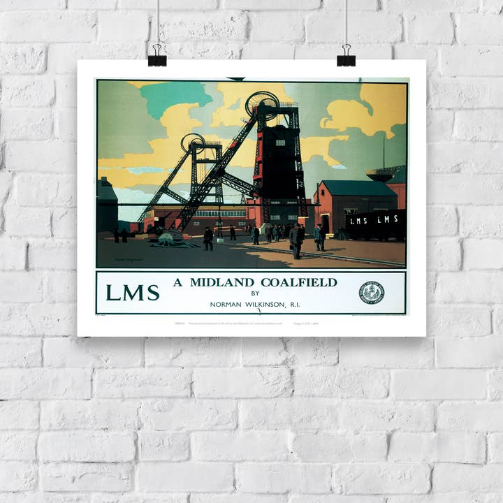 Star Editions – wholesale Art print – A Midland Coalfield - 11X14” Premium Art Print2