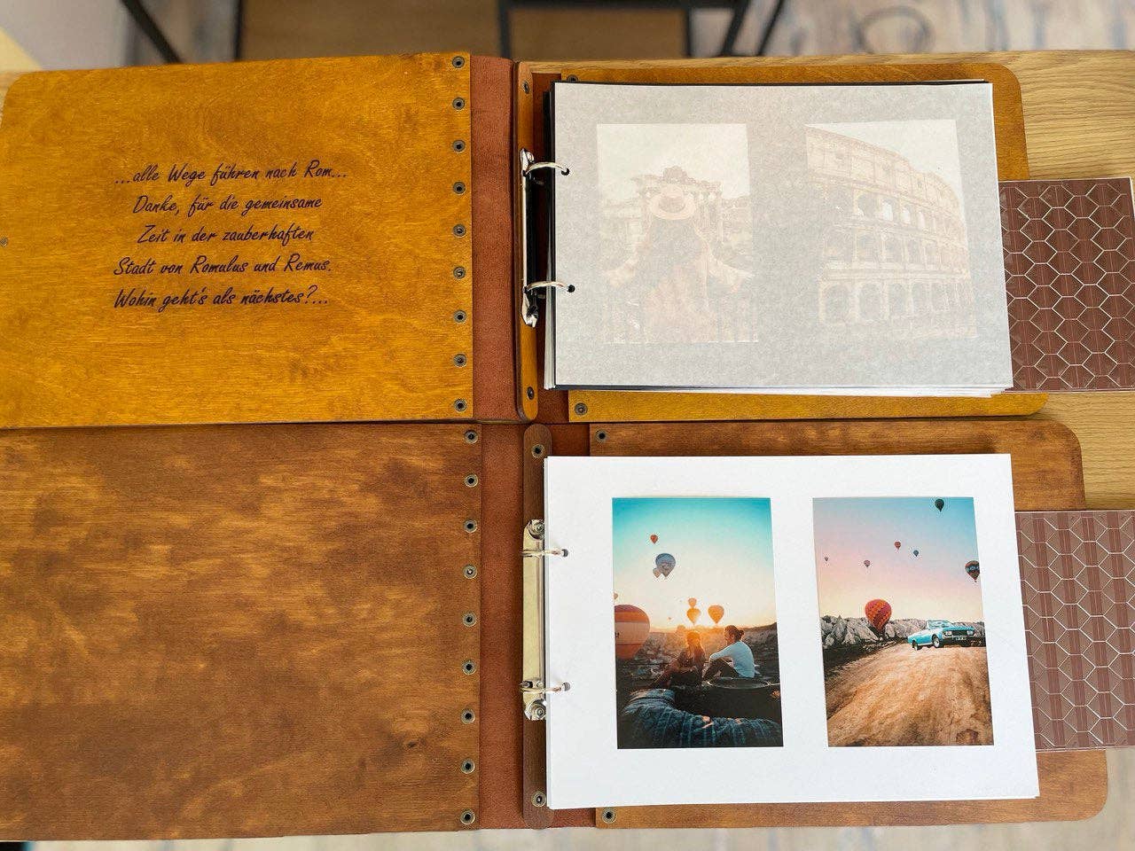 Cherish Deal - Vendita all'ingrosso Album fotografici - Il nostro album fotografico della luna di miele alle Hawaii in pelle Il nostro libro delle avventure6