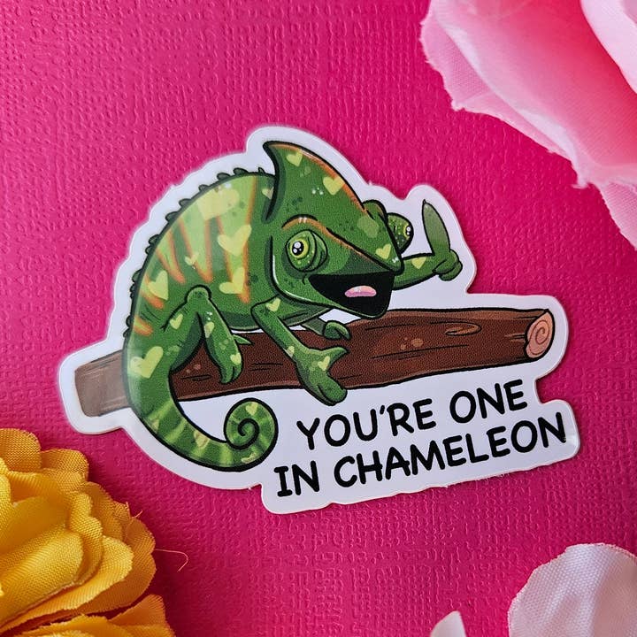 Je bent een in Chameleon Sticker voor wholesale door Meg's Mashables