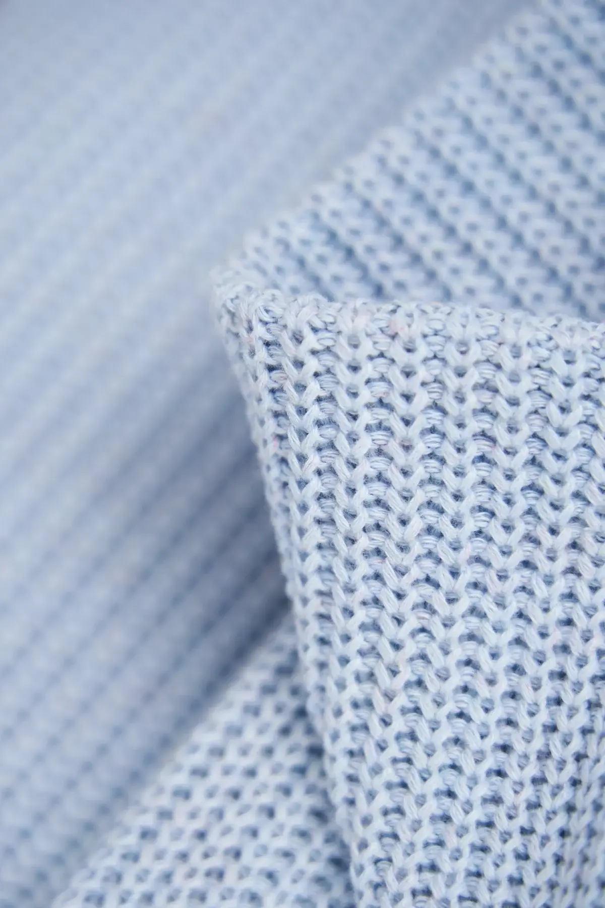 Upstate Stock - Wholesale Beanie - Unisex - Celestial Blue Super Fine Upcycled Cotton Watchcap3