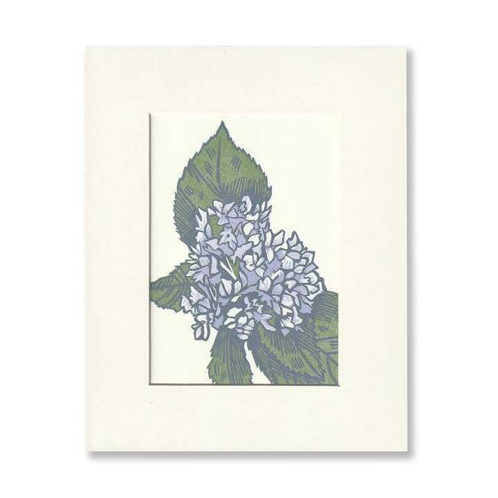 Hydrangea Print for wholesale by Wishing Flower Press & Bindery