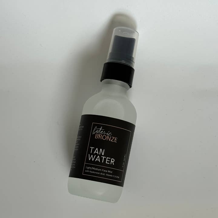 Botanic Bronze - Wholesale Self-tanner - Self Tan Water 2 oz Glass Bottle1