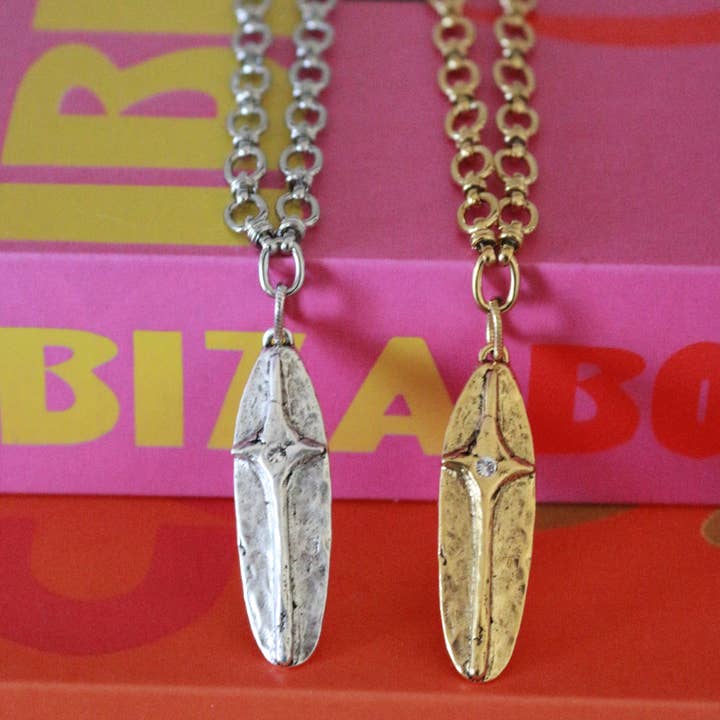 Rustic Cross Medallion Necklace ~ Deep South Originals for wholesale by Deep South Originals Inc.