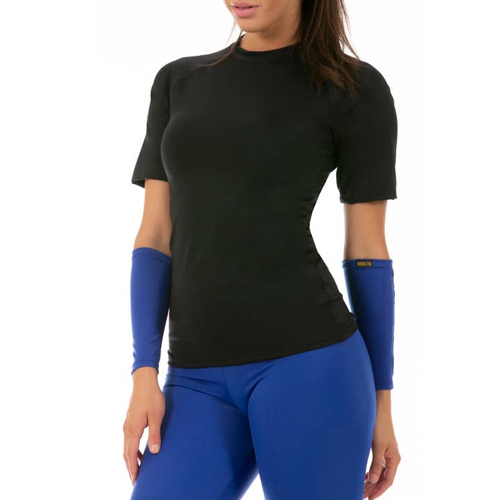 InstantFigure Activewear Compression Short Sleeve Top AWT025 for wholesale by InstantFigure