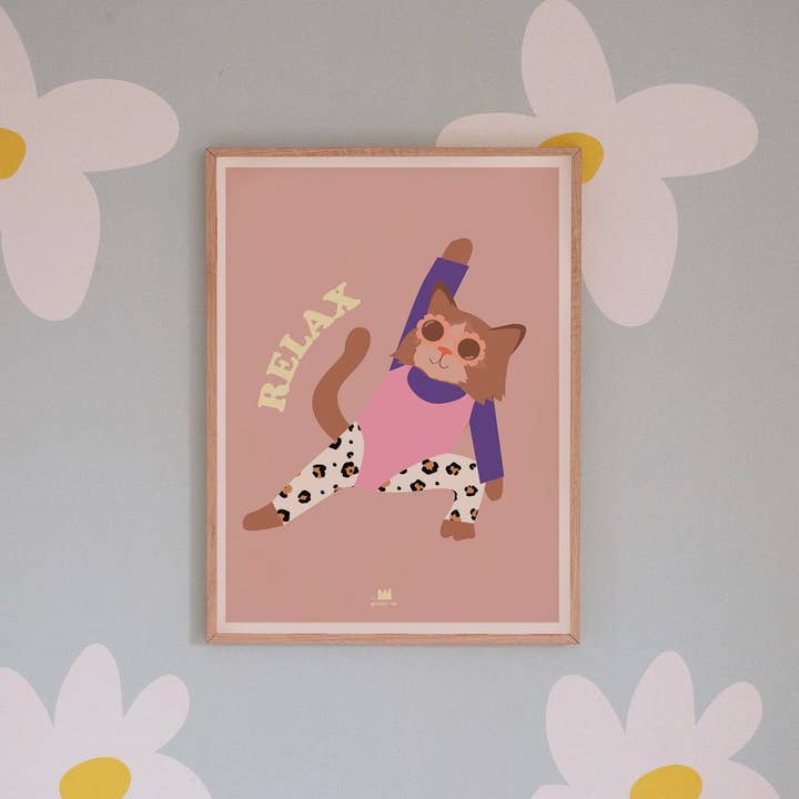 Ma Petite Vie – Großhandel Poster – Poster - Aerobic-Katze (30 x 40 cm)1