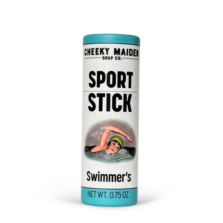 Swimmer's Sport Stick for wholesale by Cheeky Maiden Soap Co