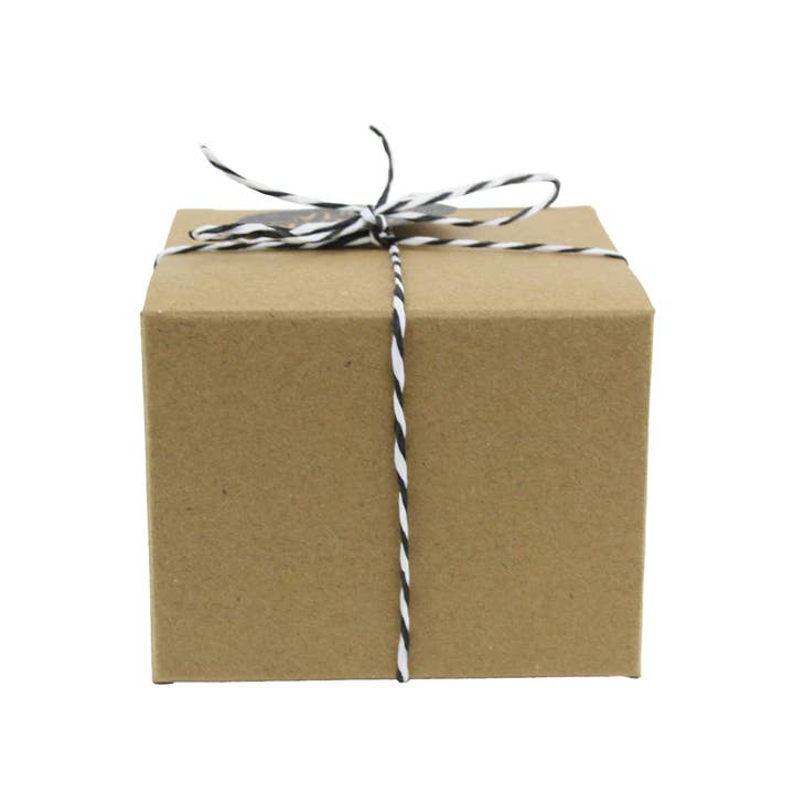 Emartbuy – wholesale Gift box – Natural Kraft Gift Box With String and Tag - 3 Pack