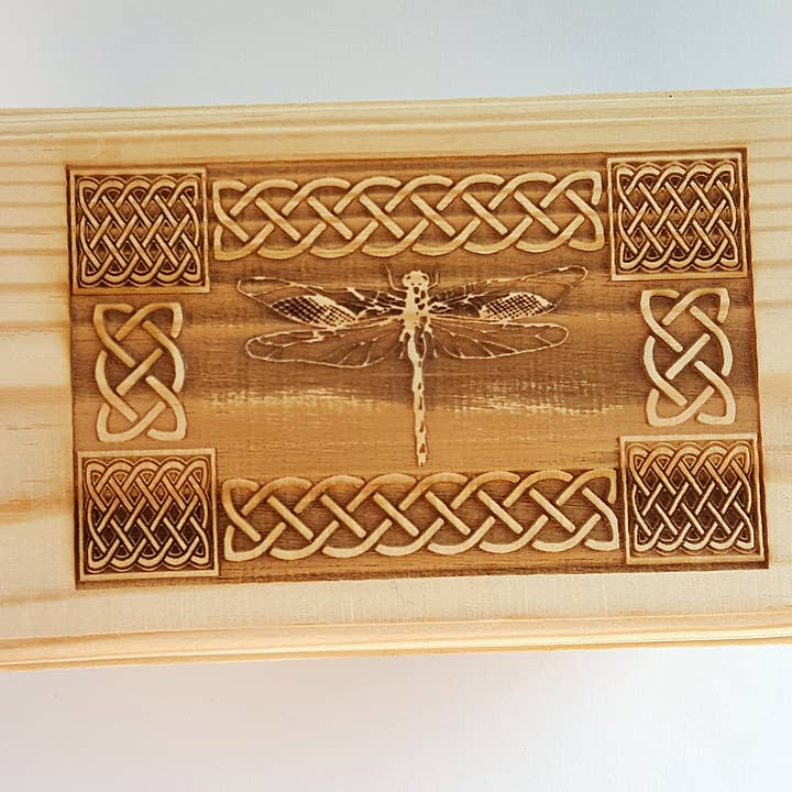 Lyoncraft - Wholesale Decorative Box - Celtic Design Variety Pack of 6 Latched Wooden Boxes7