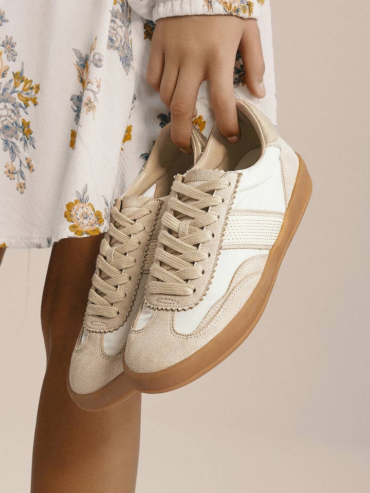 CCOCCI - Wholesale Lifestyle Sneakers - Women's - DIXIE SNEAKER SIDE STRAP LACE-UP COURT5