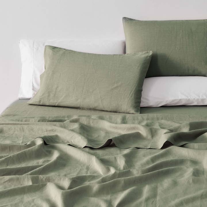 BH Collective - Wholesale Bedding Pillowcase/Sham - 100% European Flax Linen Pillowcase Set5