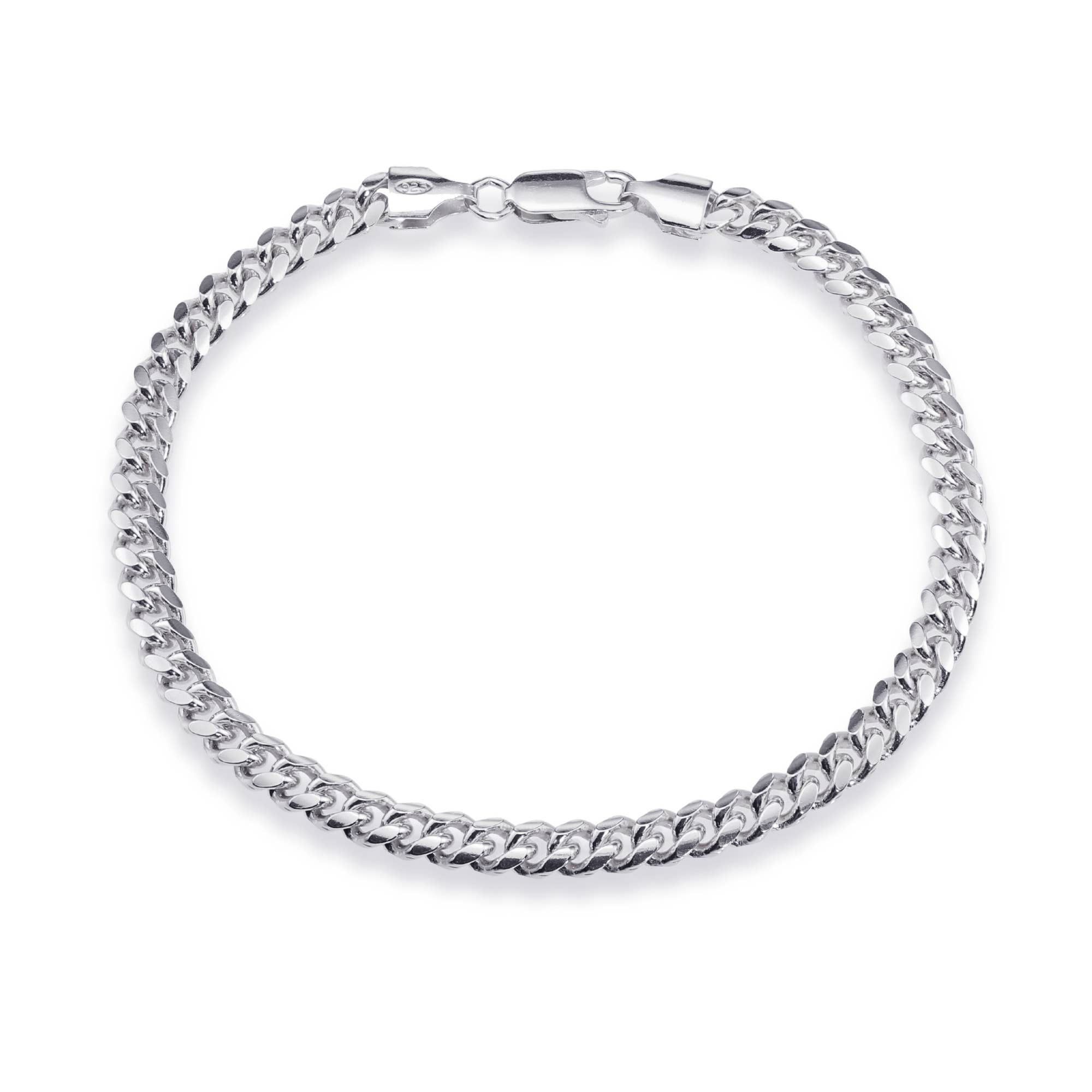 NY Gold & Silver Trading Inc. - Wholesale Link & Chain Bracelet - 925 Solid Silver Miami Cuban Link Bracelet with Lobster Lock1