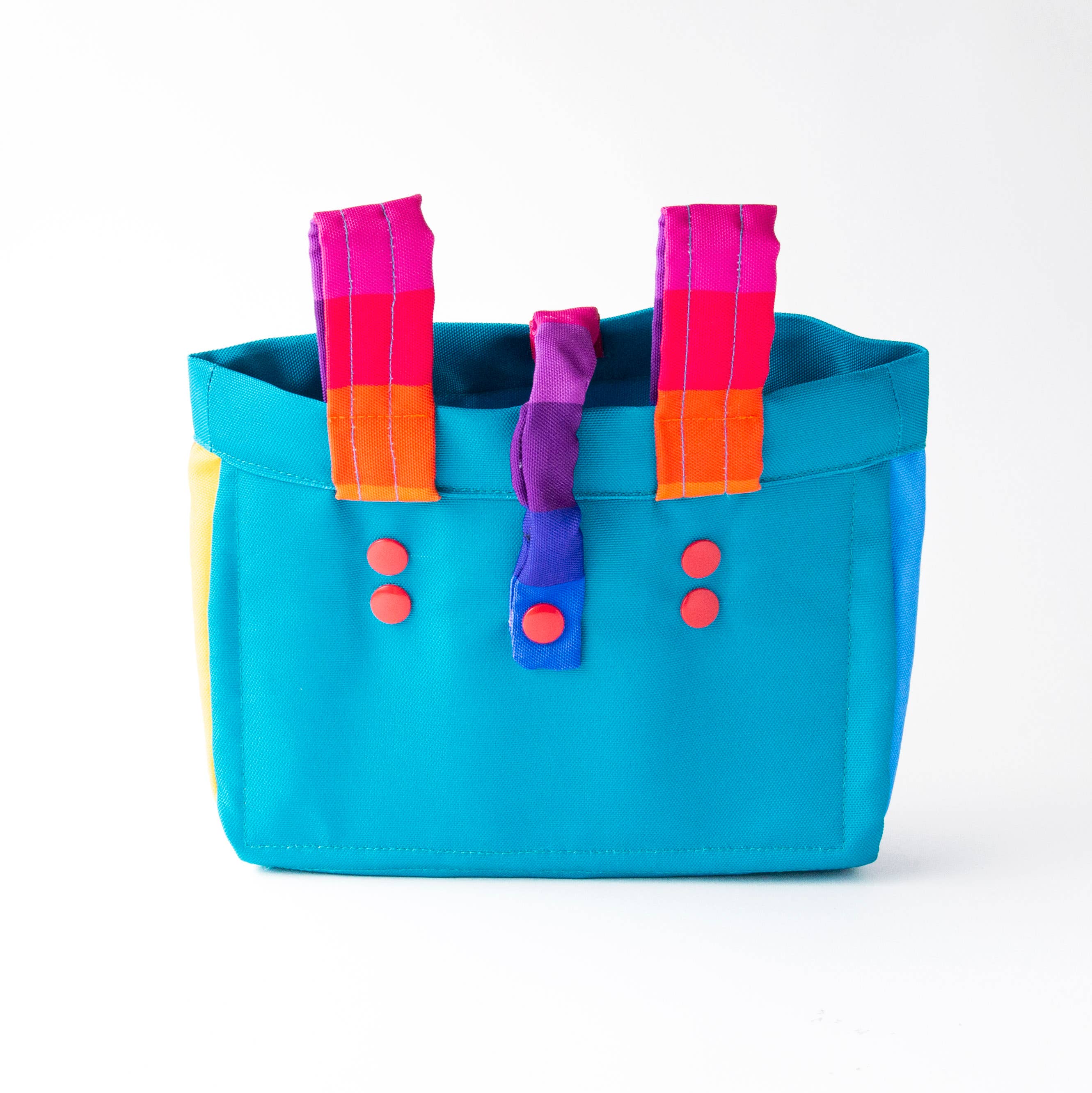 Beep – wholesale Biking accessories – Rainbow Bike & Scooter Front Canvas Basket5