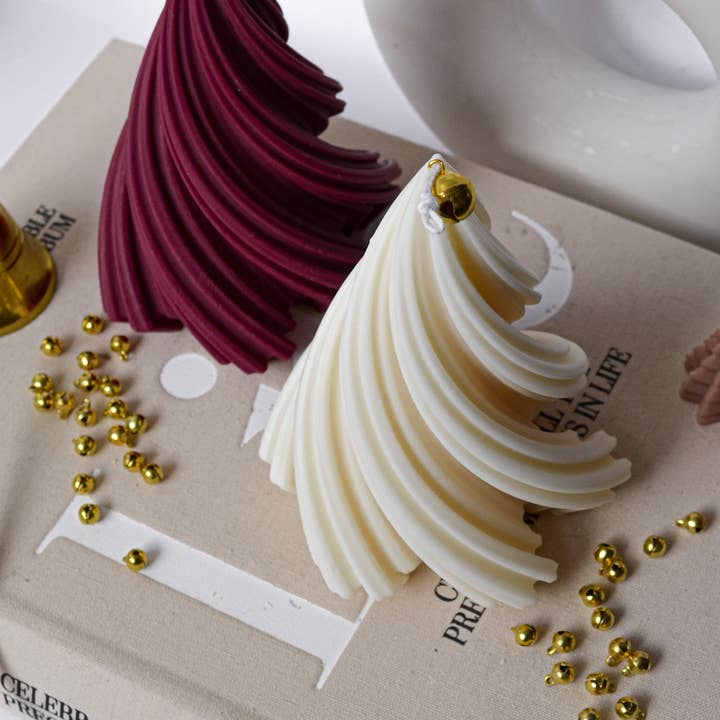 Hiroyi Decor – Großhandel Geschenkkerze – Verdrehte Weihnachtsbaumkerze