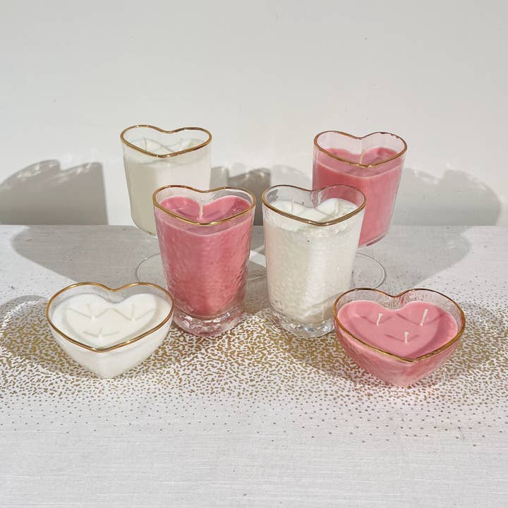 Zuhause ist wo das Herz ist Kerze Weiß für den Großhandel von .AVPV. Studio