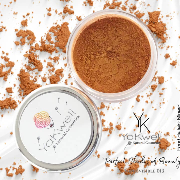 BASE: impredecible (cobre denso neutro) para venta al por mayor de YAKWELI NATURAL COSMETICS