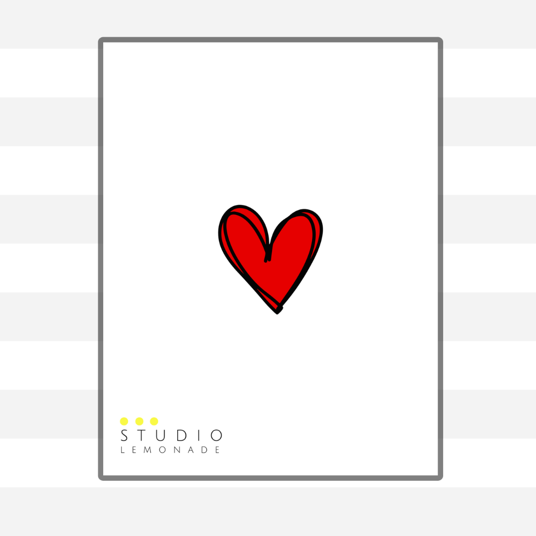 STUDIO LEMONADE - Wholesale Love Card - you are loved. Greeting Card with Kraft Envelope7
