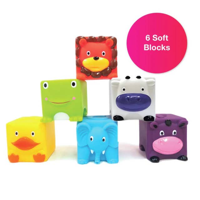 Edushape Soft & Squeezy Critter Blocks for wholesale by Edushape
