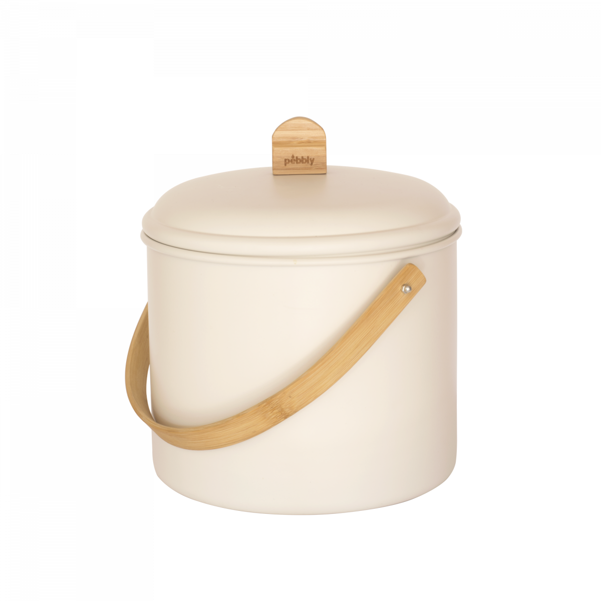 Pebbly France - Wholesale Food Storage Container - 7L Compost Bin in Steel with Built-in Odor Filter2