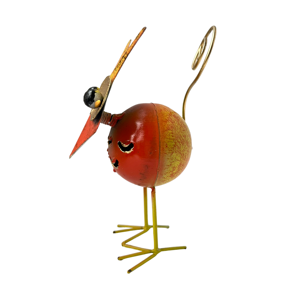 VIE - Venta al por mayor Figura decorativa - Extravagante animal de cola rizada de metal, aproximadamente 8 x 7 x 4 cm20