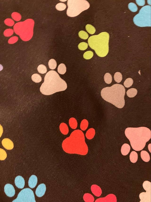 Jo's Pet Treats & Bandanas by Abab Enterprises, LLC - Wholesale Pet Bandana - Dog - Paw Print Tie-On Dog Bandana Retail-Ready3