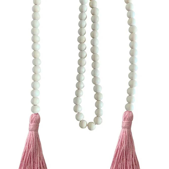 Candles Meta - Wholesale Decorative Tassel/Wall Drop - Wooden Bead Home Decor Hanging Pendant with Linen Tassel1