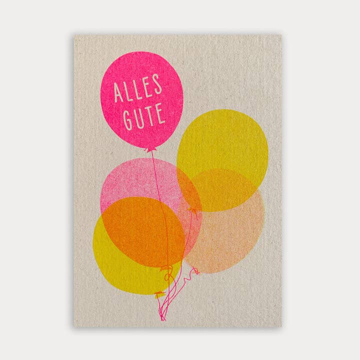 Togethery - Wholesale Postcard - Postcard / Balloons / All the Best / Eco Paper0