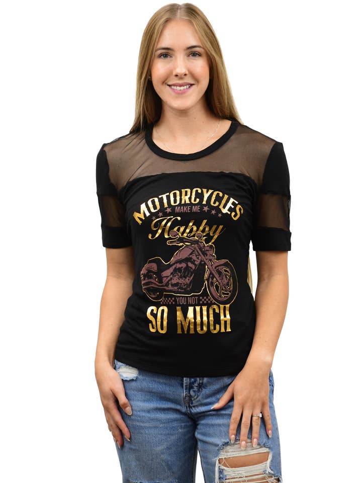 276425 - Motorcycles Make Me Happy for wholesale by Liberty Wear Apparel