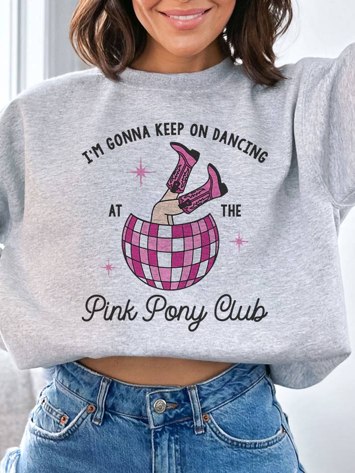 Ash Pink Pony Club - Chappell Inspired Sweatshirt for wholesale on Faire