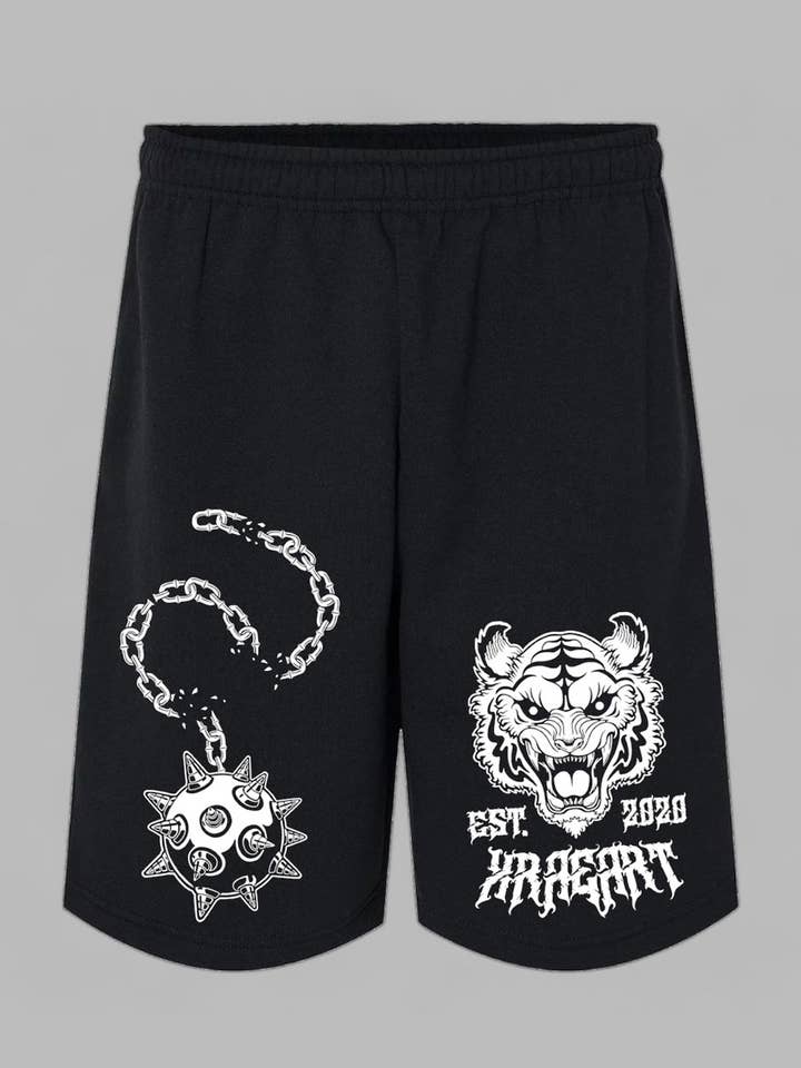 No Masters Tiger Everyday Jogger Shorts for wholesale by XRAEART Clothing Co