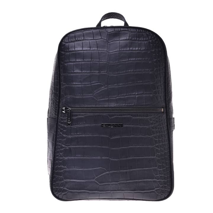 Sac à dos Baldinini en cuir noir pour la vente par Baldinini