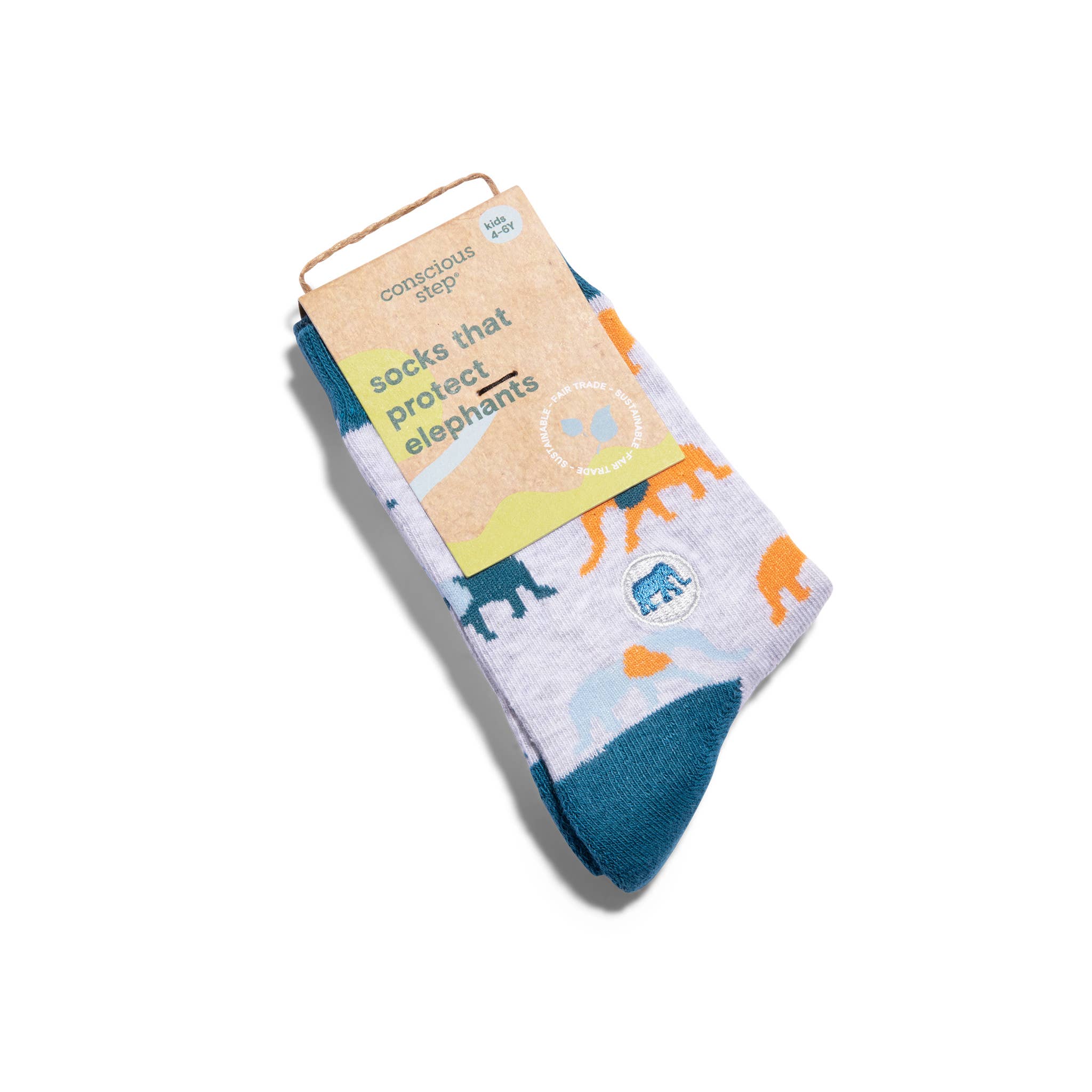 Conscious Step - Wholesale Socks - Kids - Kids Socks that Protect Elephants