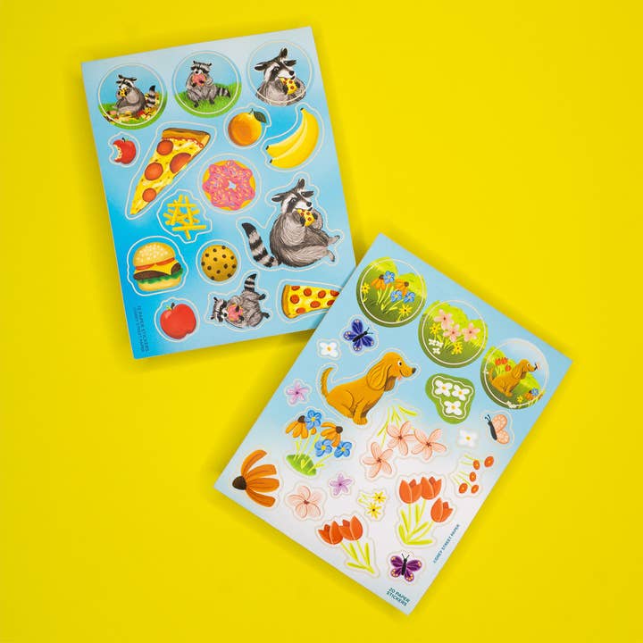Grey Street Paper - Wholesale Sticker - Under The Sea Shark & Tropical Fish Paper Sticker Sheet