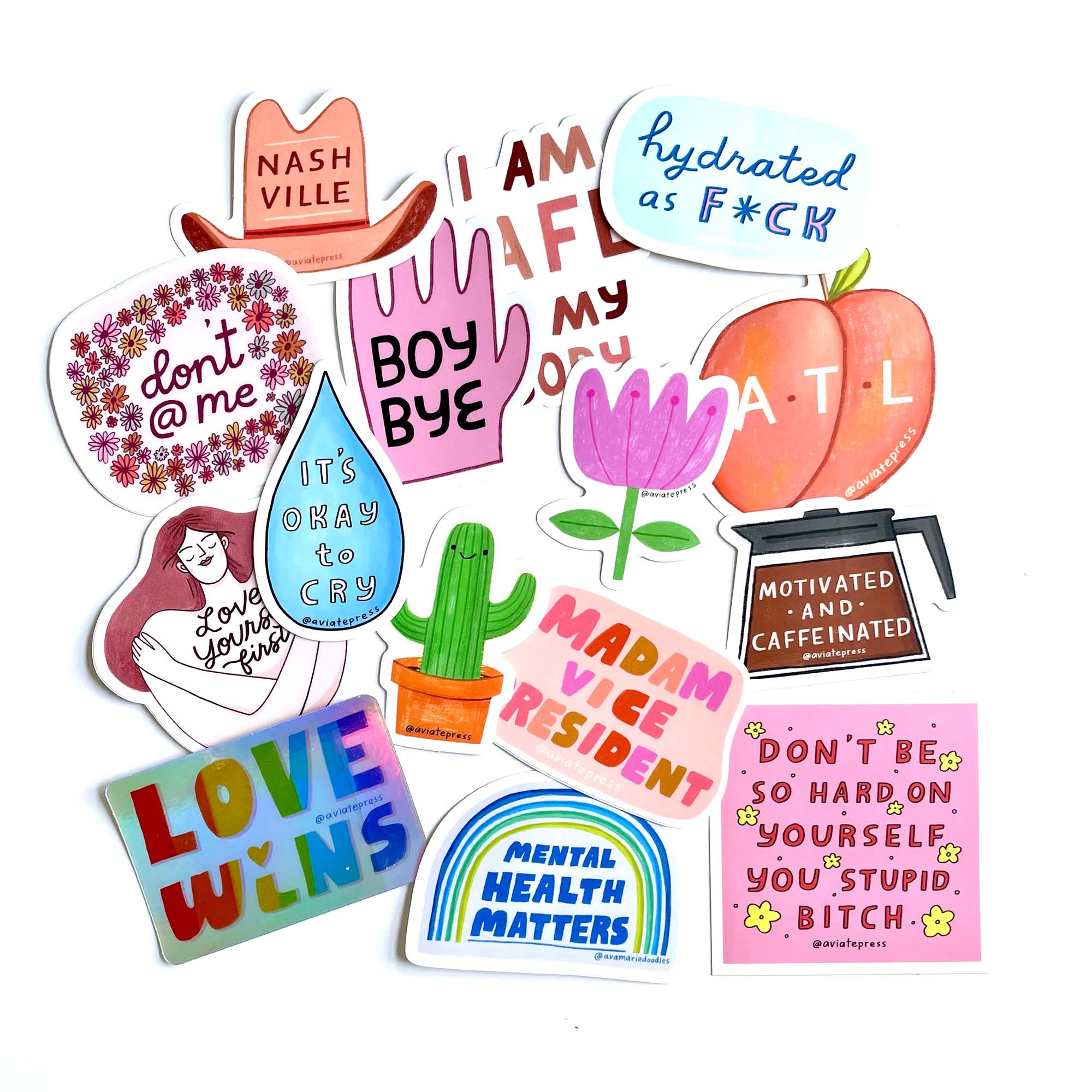 Aviate Press - Vente Autocollant - Autocollant C'est bon de pleurer3