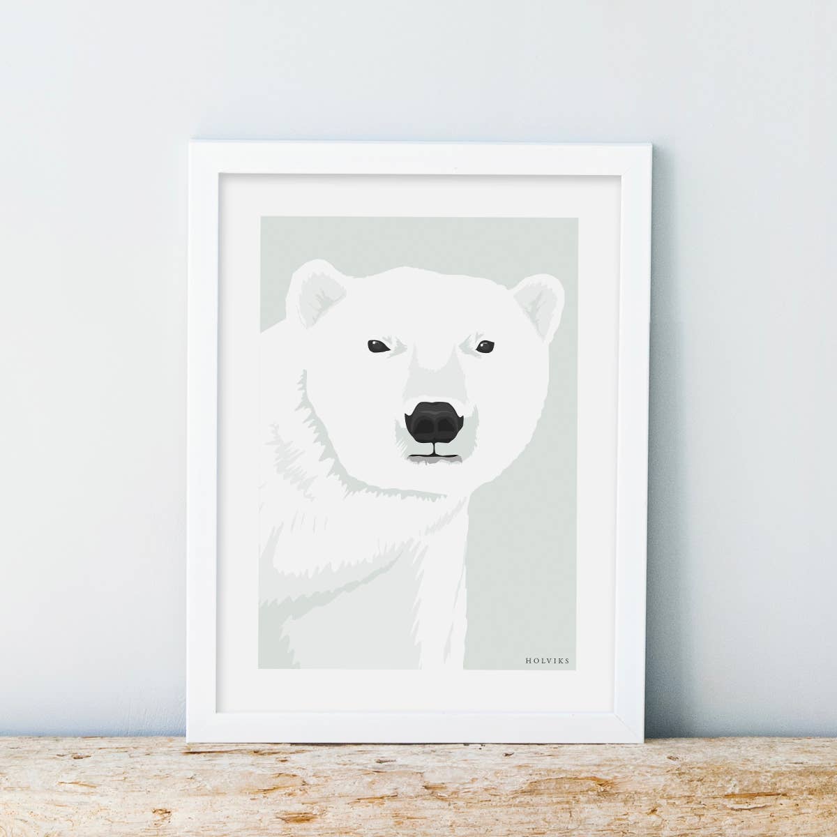 Holviks – Engroshandel Kunsttryk – Kunstkort med isbjørn3