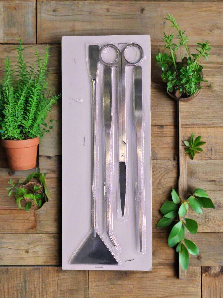 Jungle Relics - Wholesale Garden Tool - 4-in-1 Terrarium Tools & Repotting Mat Bundle1