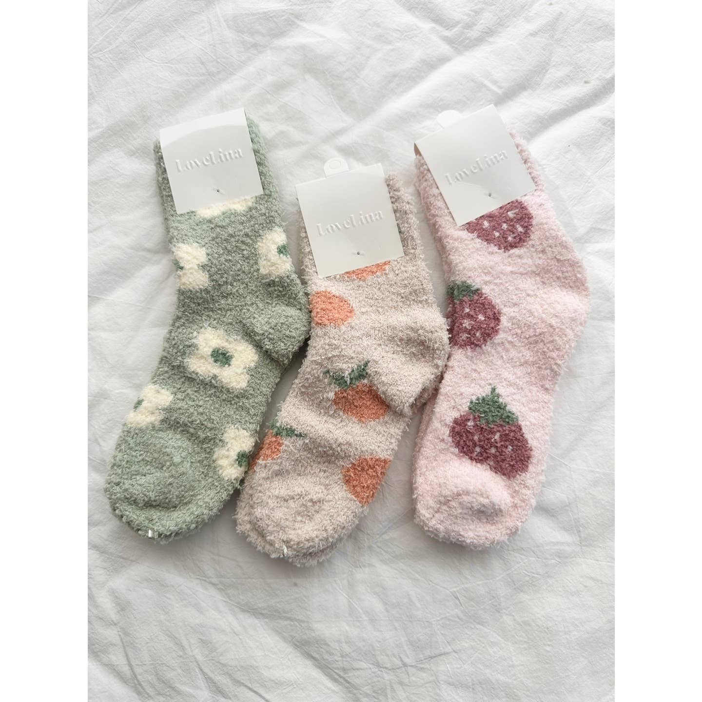 Assortito Calzini assortiti morbidi e caldi con motivo floreale per donna - JINDA in vendita all'ingrosso su Faire2