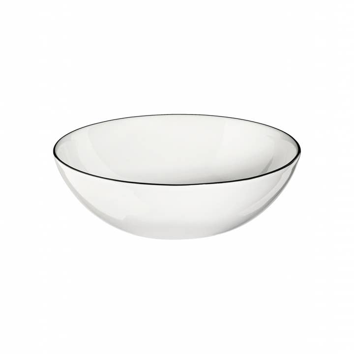 ASA Selection - Wholesale Bowl - À TABLE LIGNE NOIRE Fine Bone China Bowls *2-3 MO Lead Time