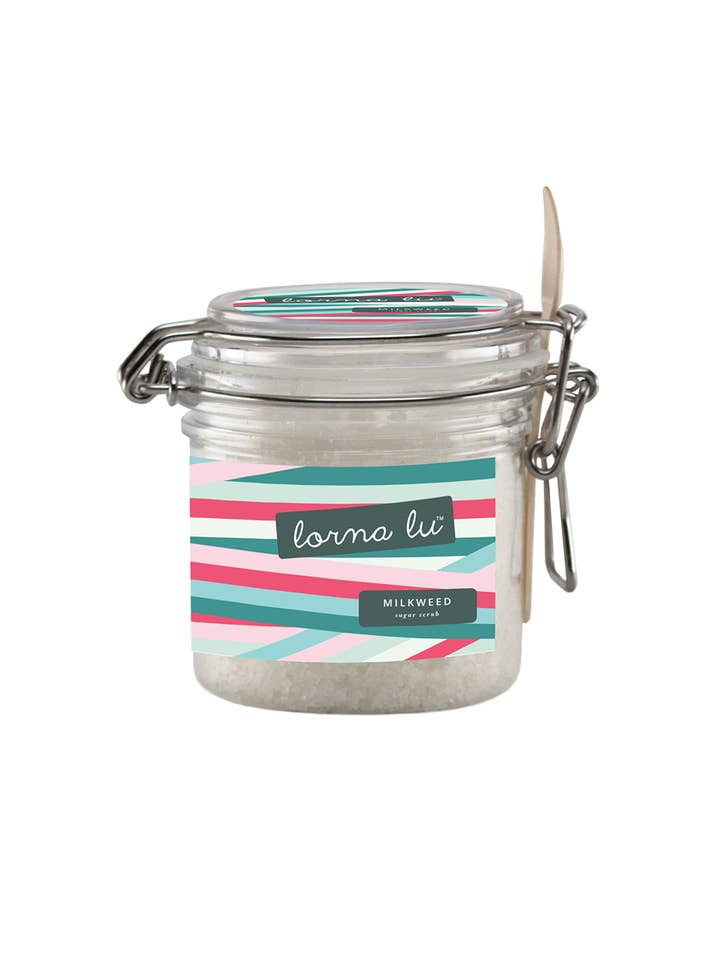 6 oz Sugar Scrub - Milkweed för wholesale av Lorna Lu