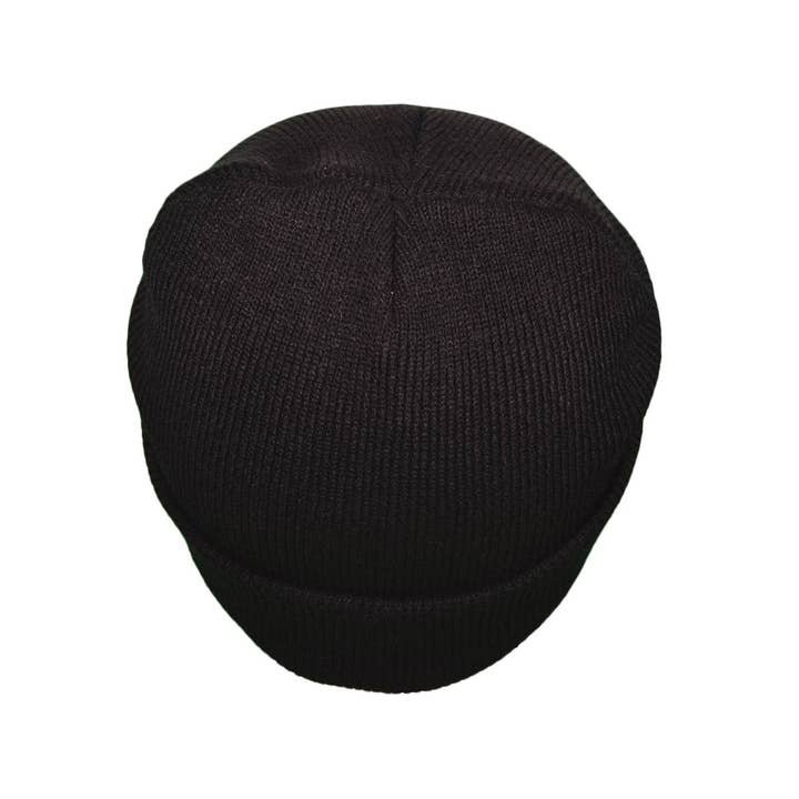 Buck Wholesale - Vente Bonnet – unisexe - Lot de 12 bonnets d'hiver plain/blancs, vente en gros de bonnets en tricot avec tête de mort3