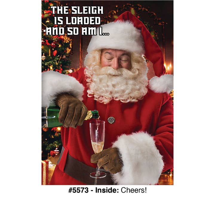 „Sleigh Is Loaded” - Kerstkaart voor wholesale door Magik Missile